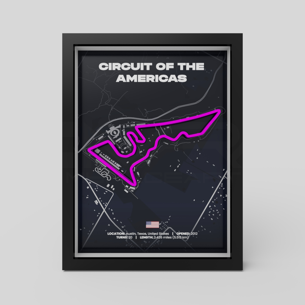Austin, USA | Circuit of the Americas| 3D Racetrack