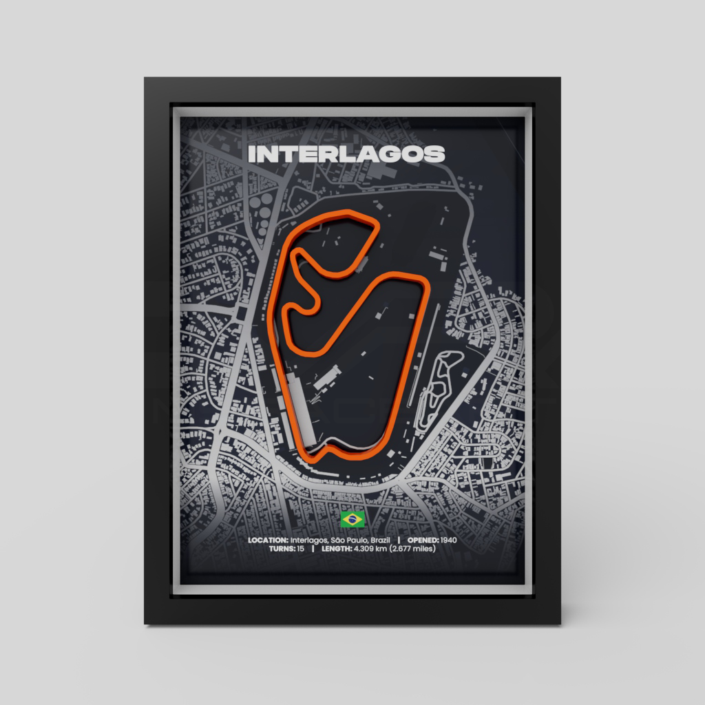 Interlagos | São Paulo Brazil| 3D Racetrack