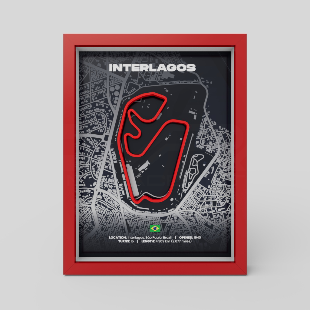 Interlagos | São Paulo Brazil| 3D Racetrack