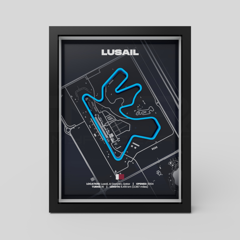 Lusail | Qatar | 3D Racetrack )