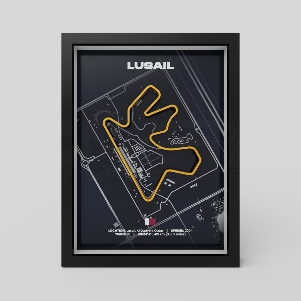 Lusail | Qatar | 3D Racetrack )