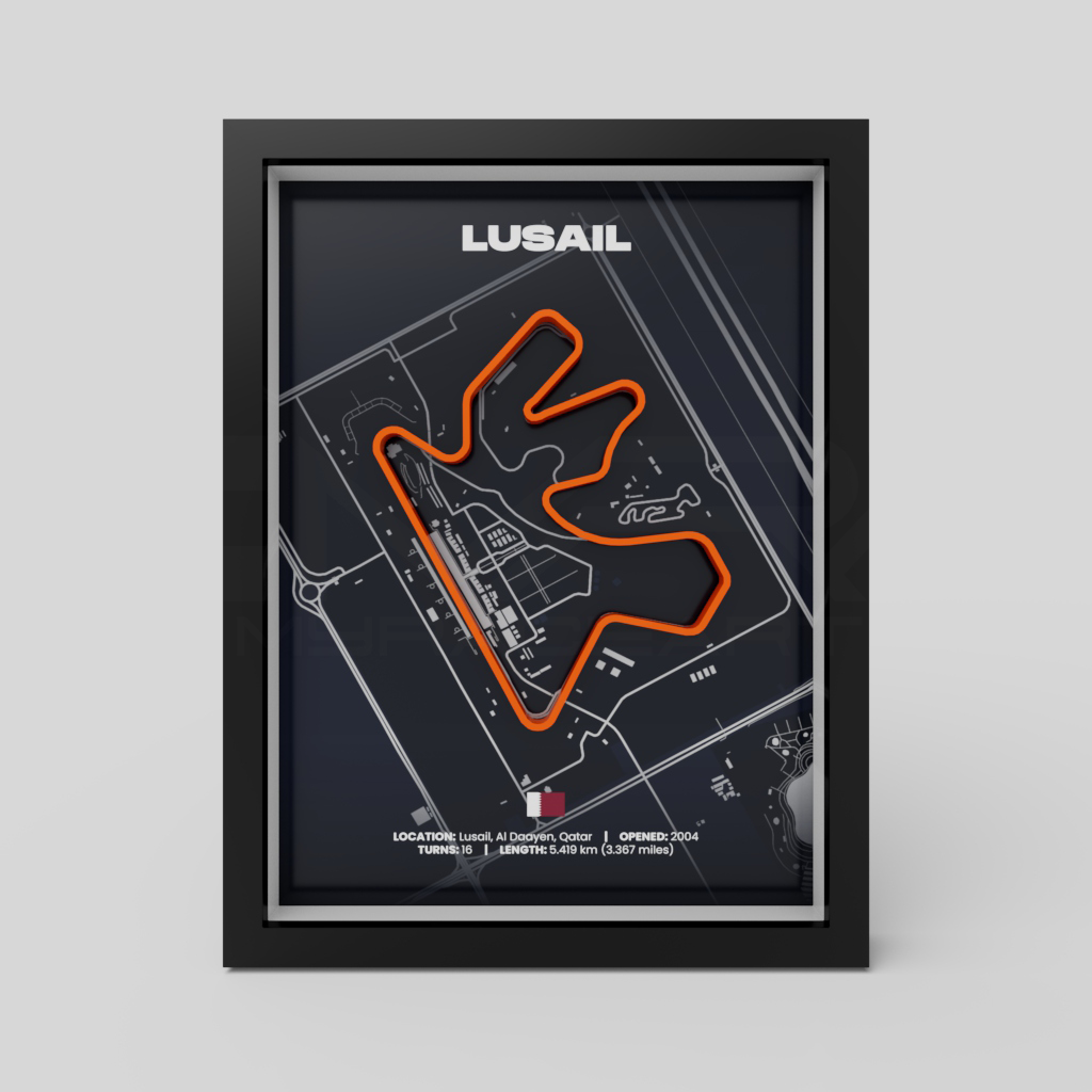 Lusail | Qatar | 3D Racetrack )