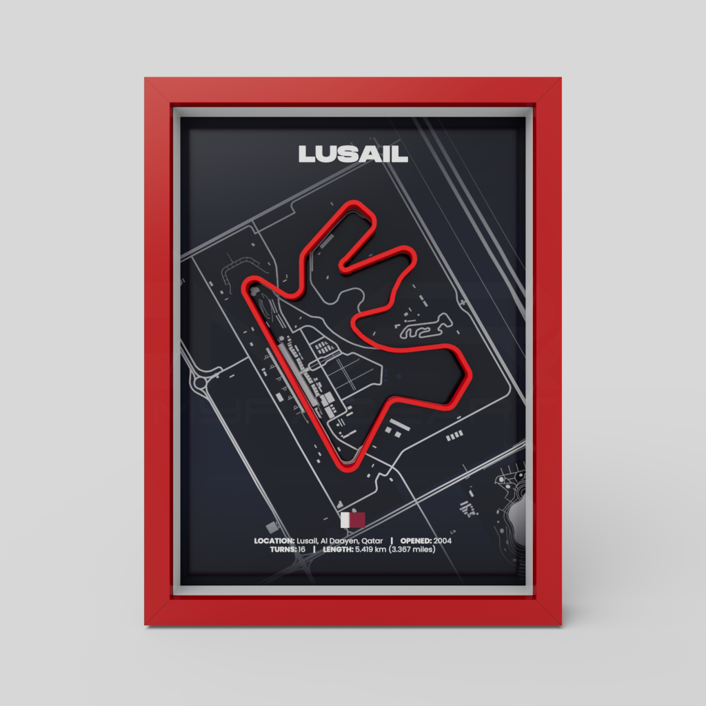 Lusail | Qatar | 3D Racetrack )