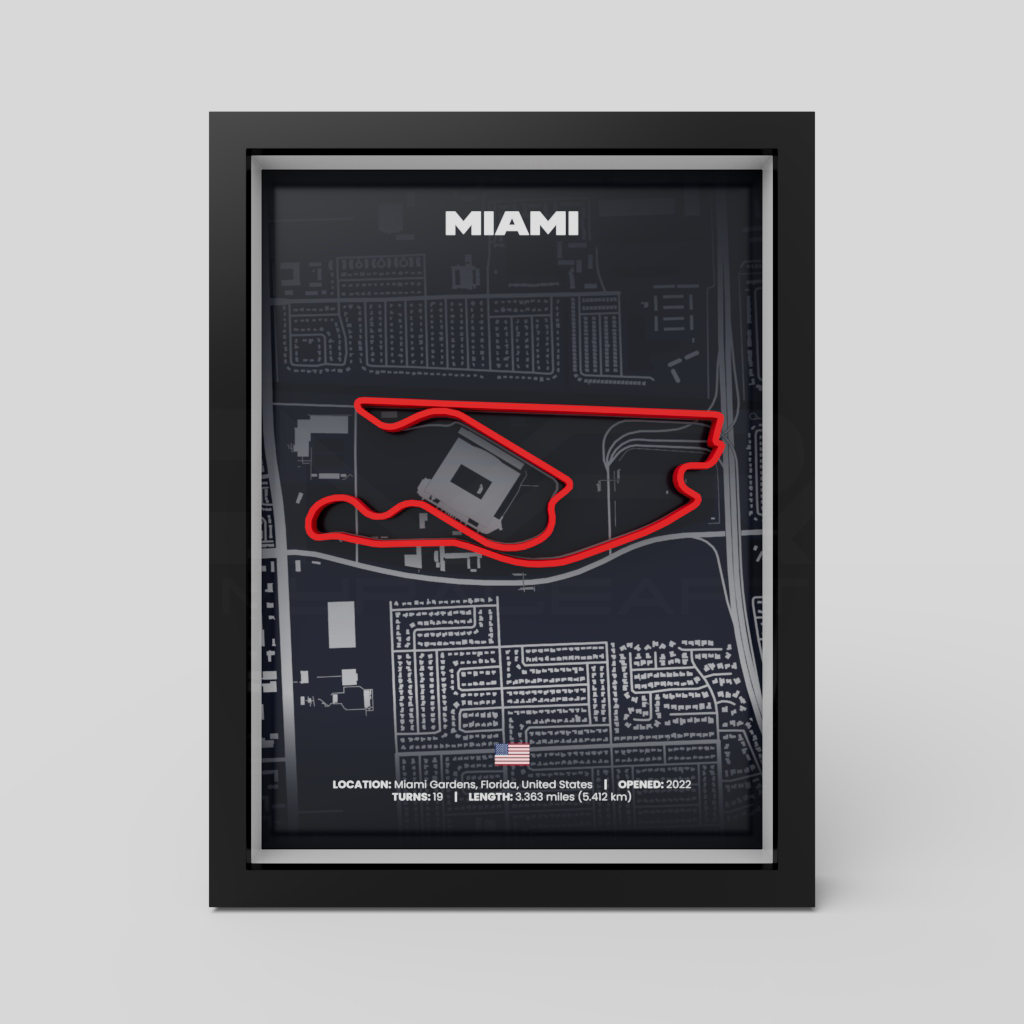 Miami | USA | 3D Racetrack