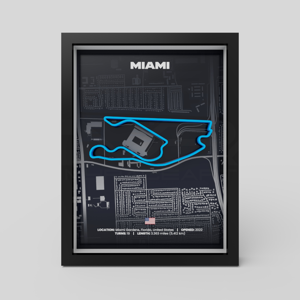 Miami | USA | 3D Racetrack