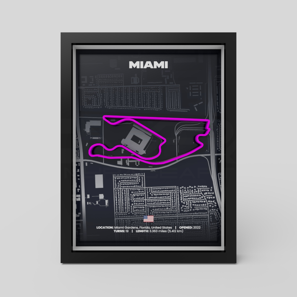 Miami | USA | 3D Racetrack