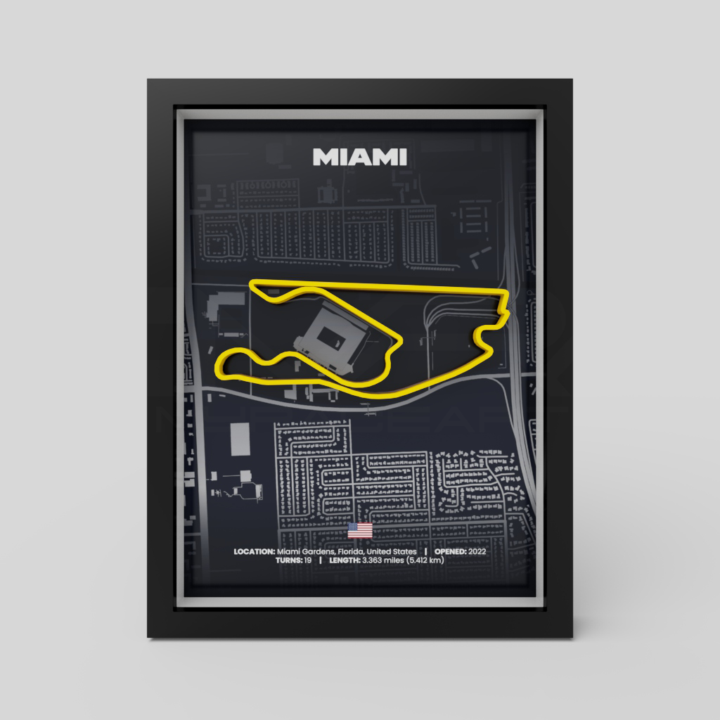 Miami | USA | 3D Racetrack