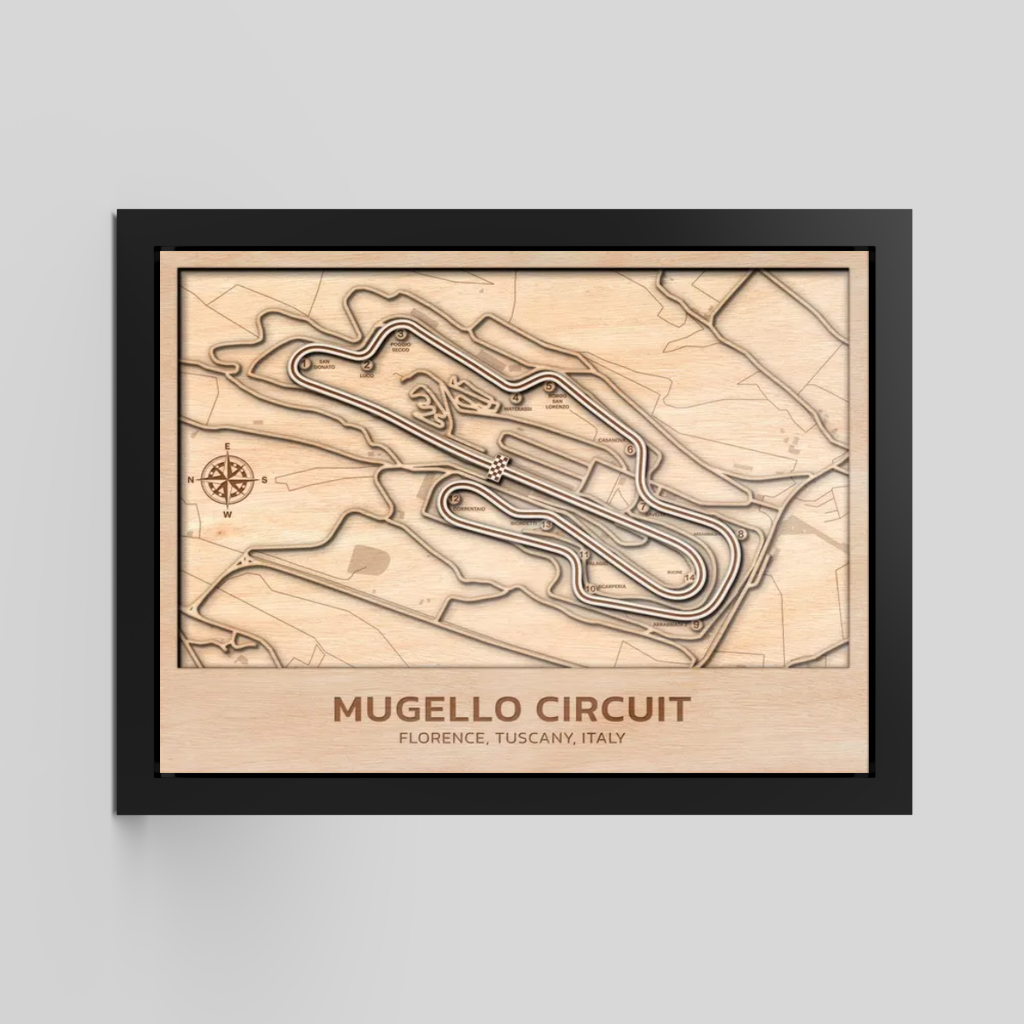 Mugello Circuit | 3D Wood Racetrack