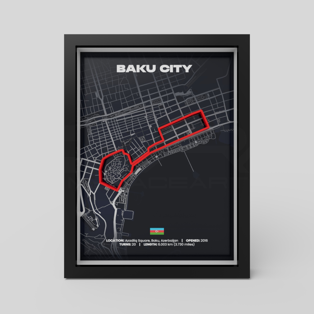 Azerbaijan | Baku | 3D Racetrack