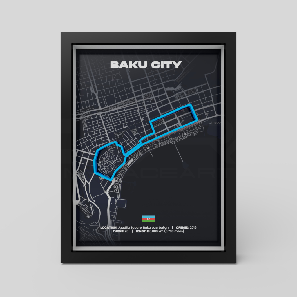 Azerbaijan | Baku | 3D Racetrack