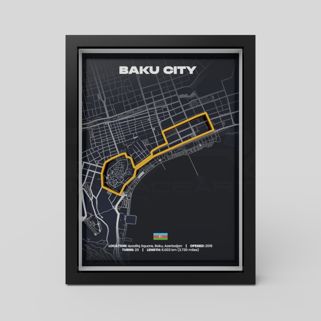 Azerbaijan | Baku | 3D Racetrack