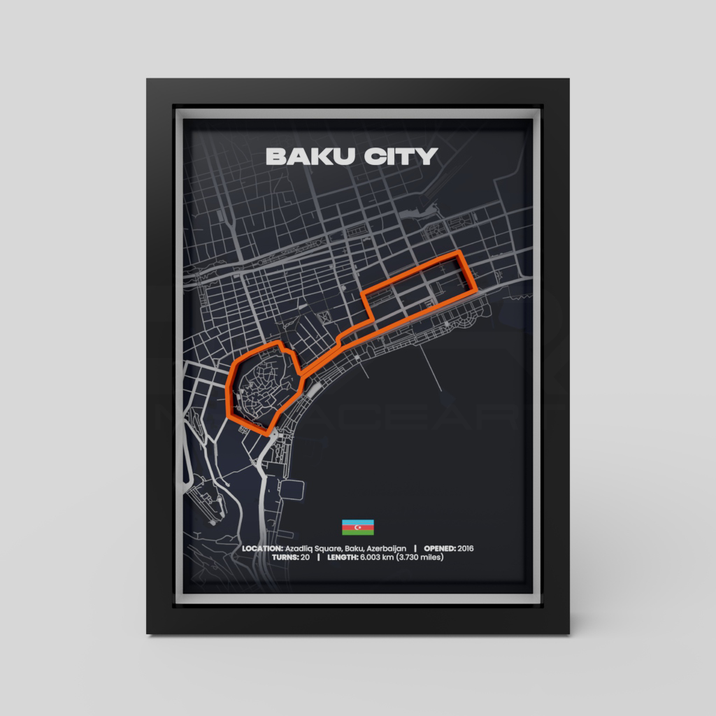 Azerbaijan | Baku | 3D Racetrack