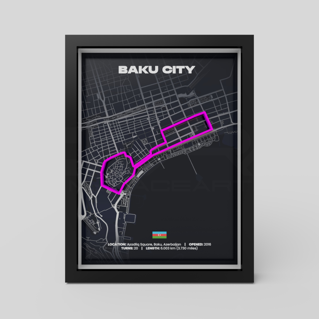 Azerbaijan | Baku | 3D Racetrack