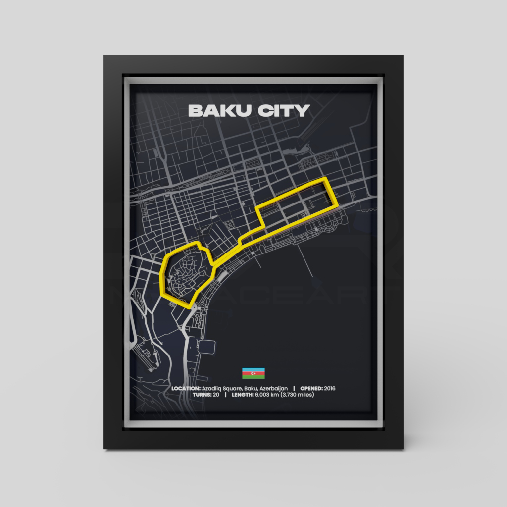Azerbaijan | Baku | 3D Racetrack