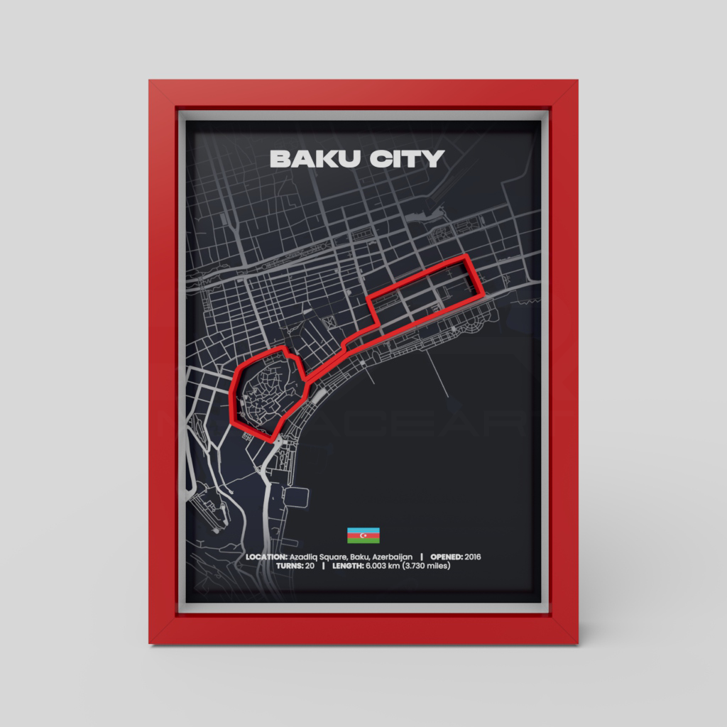 Azerbaijan | Baku | 3D Racetrack