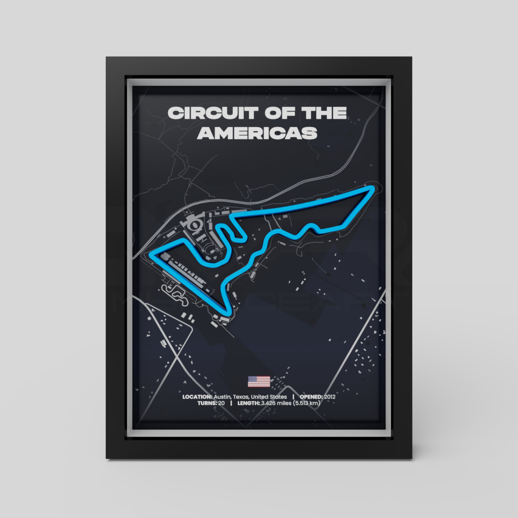 Austin, USA | Circuit of the Americas| 3D Racetrack