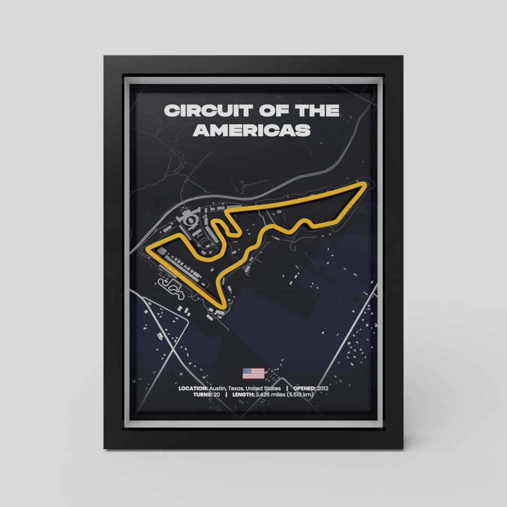 Austin, USA | Circuit of the Americas| 3D Racetrack