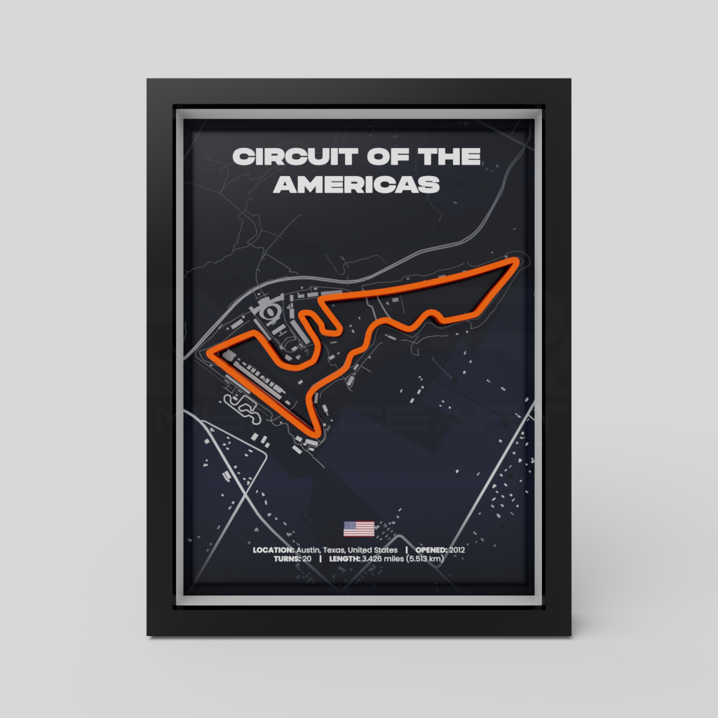 Austin, USA | Circuit of the Americas| 3D Racetrack