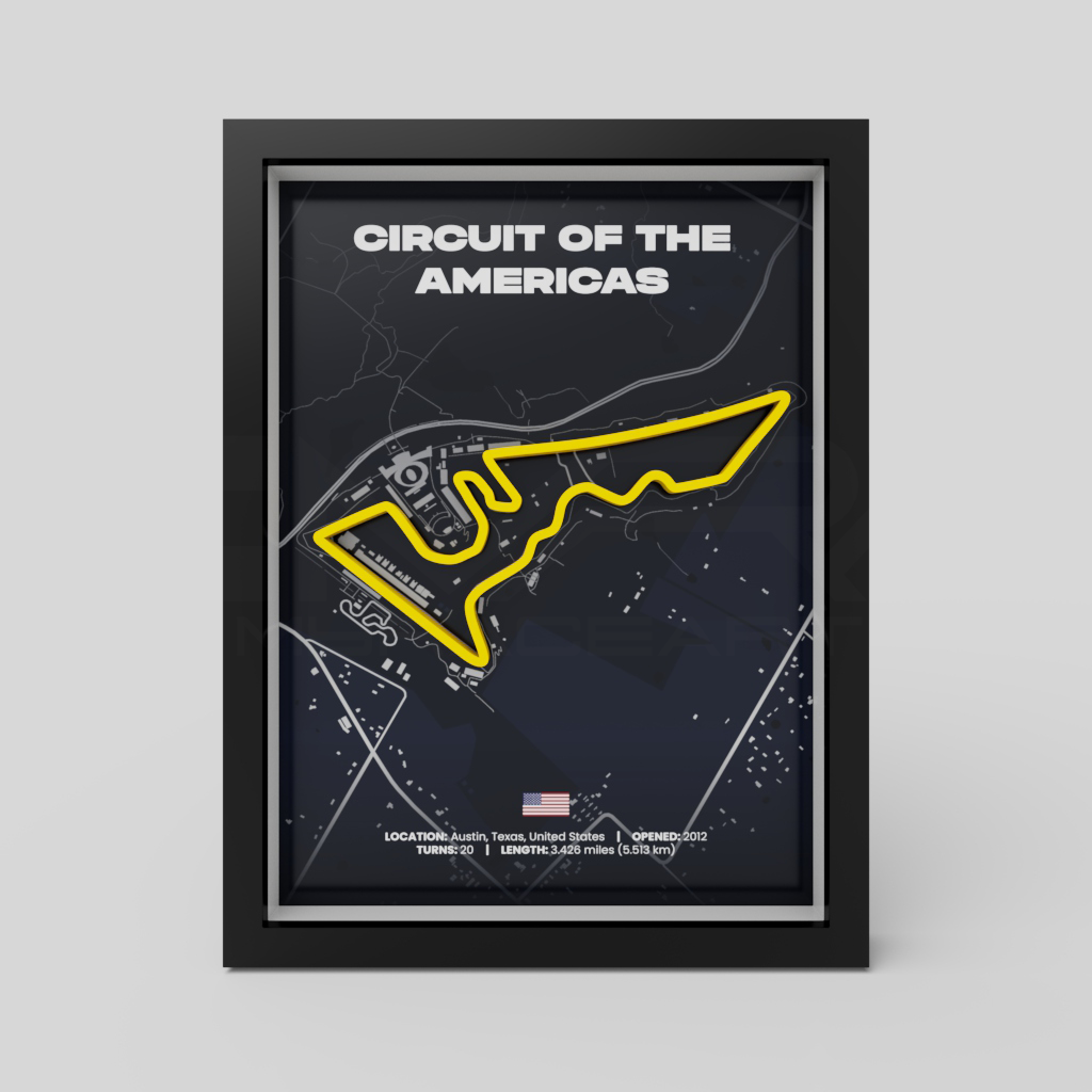 Austin, USA | Circuit of the Americas| 3D Racetrack