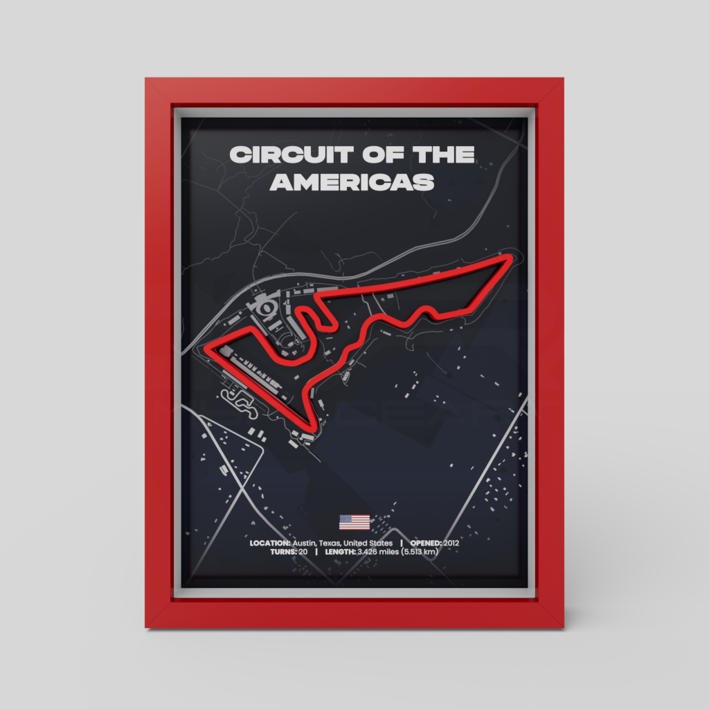 Austin, USA | Circuit of the Americas| 3D Racetrack