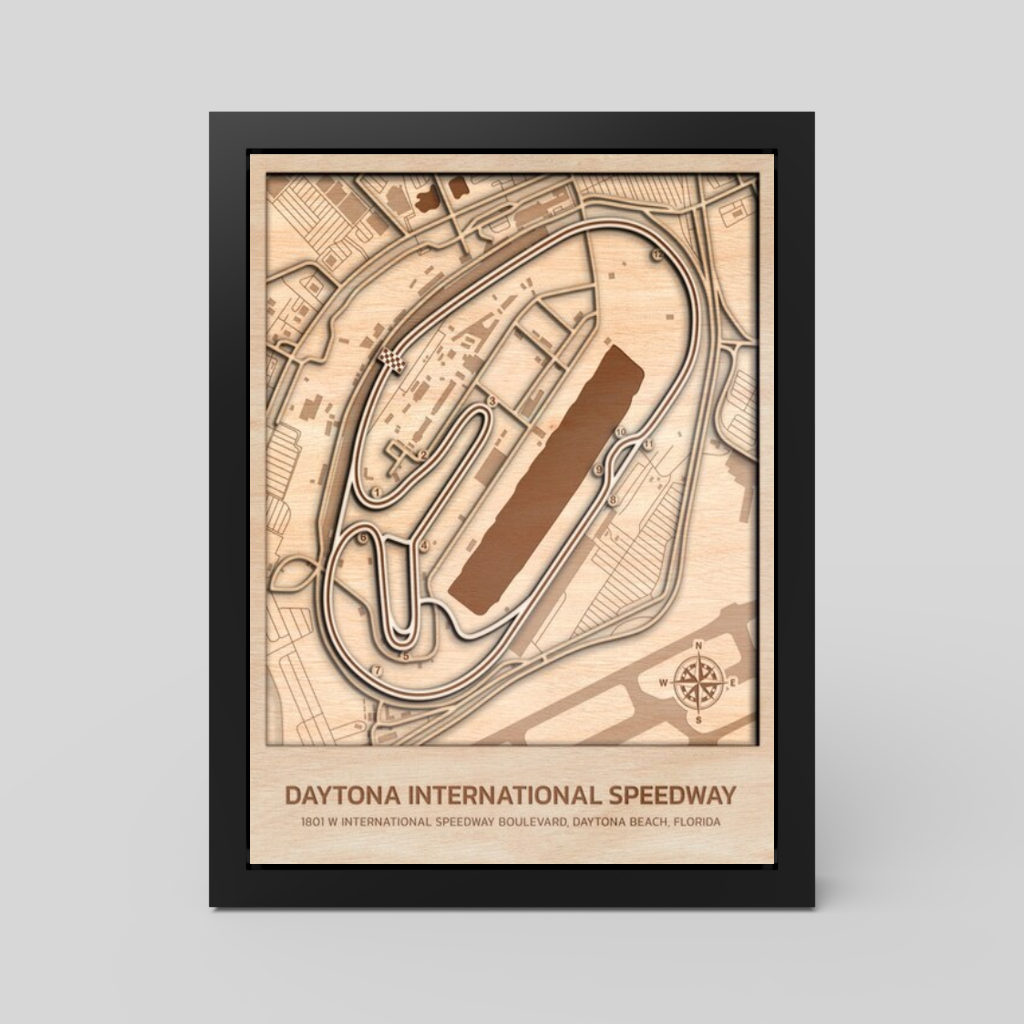 Daytona International Speedway | 3D Wood Racetrack