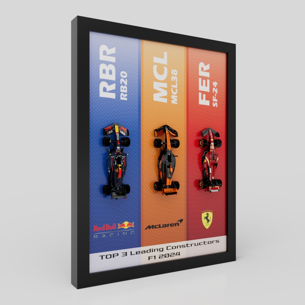 F1 Constructors Frame 2024 #3 - Top 3 Podium