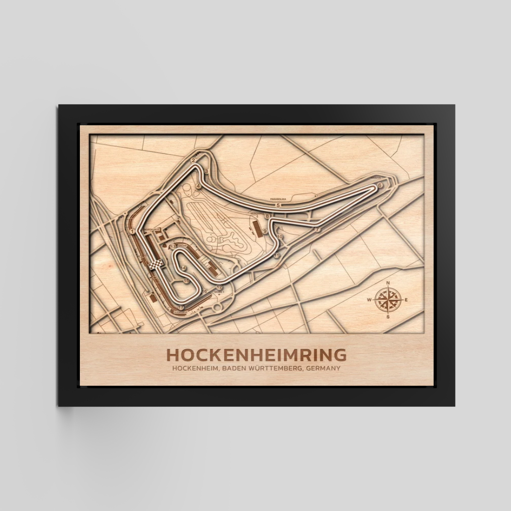 Hockenheimring | 3D Wood Racetrack