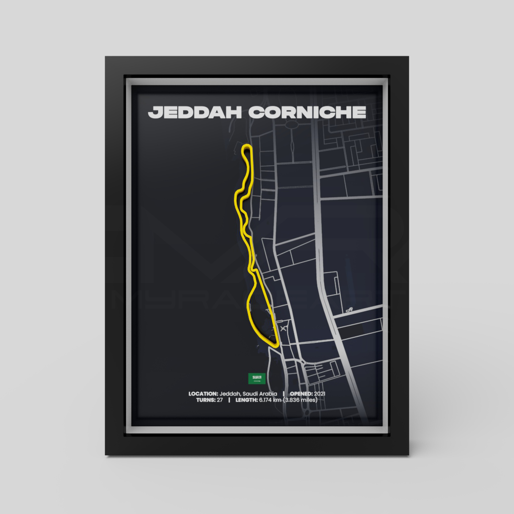 Jeddah | Saudi Arabia | 3D Racetrack