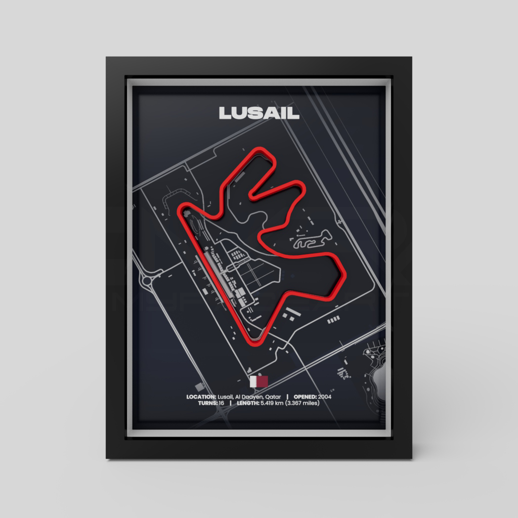 Lusail | Qatar | 3D Racetrack )