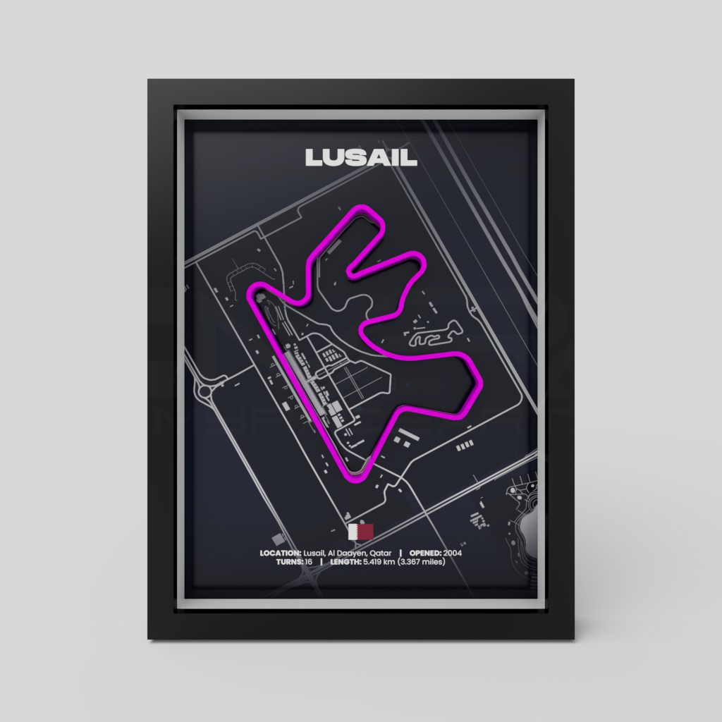 Lusail | Qatar | 3D Racetrack )