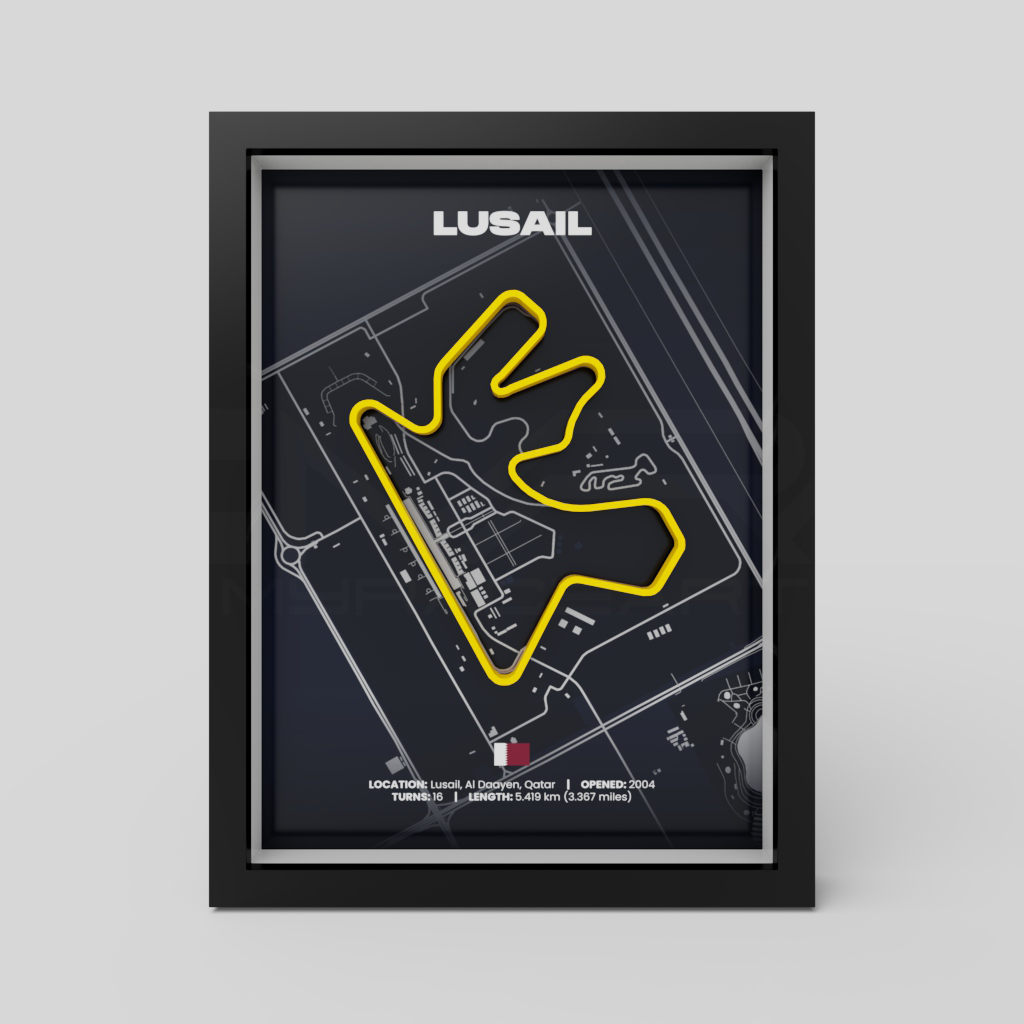 Lusail | Qatar | 3D Racetrack )