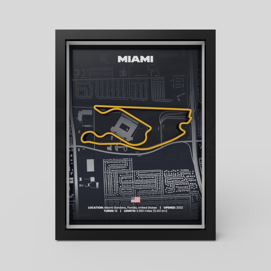Miami | USA | 3D Racetrack