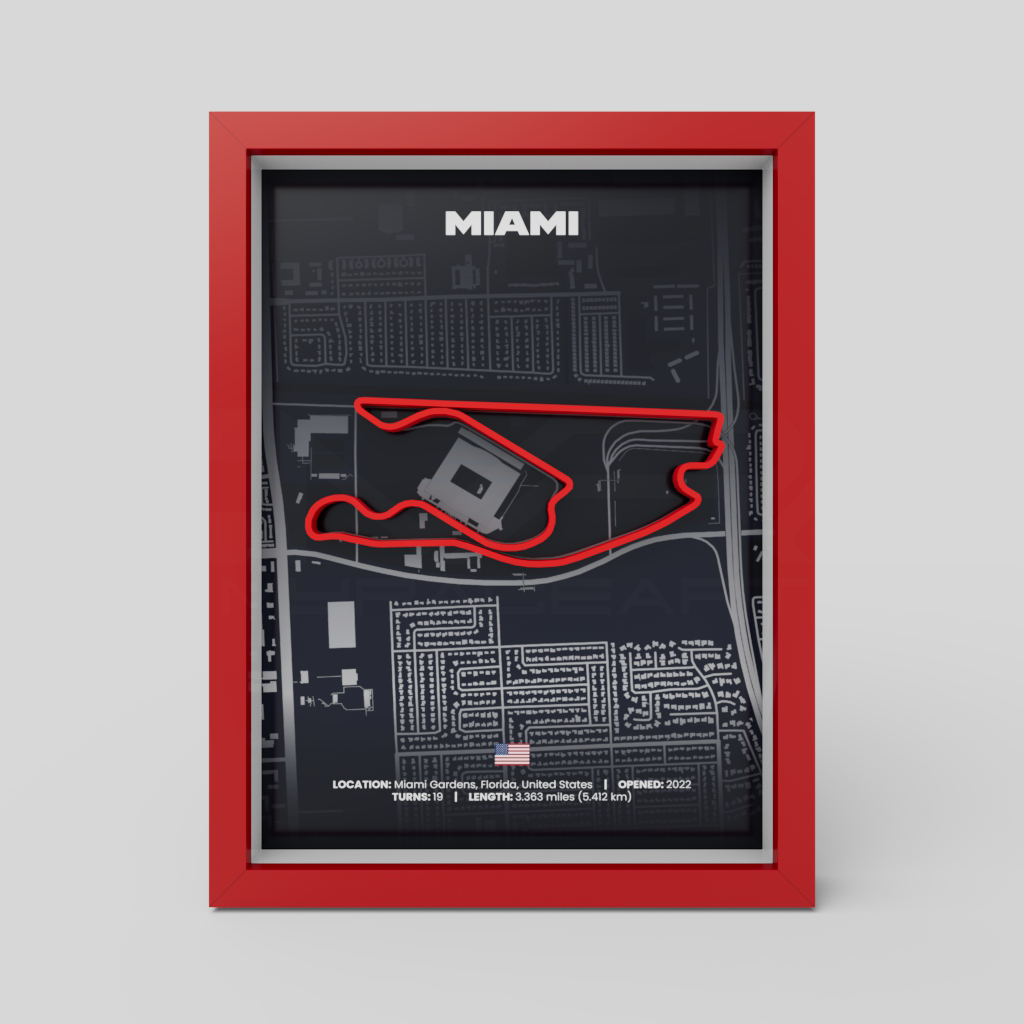 Miami | USA | 3D Racetrack