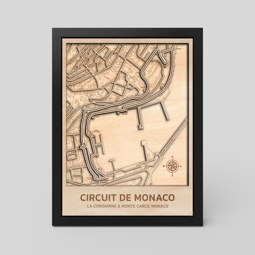 Circuit de Monaco | 3D Wood Racetrack