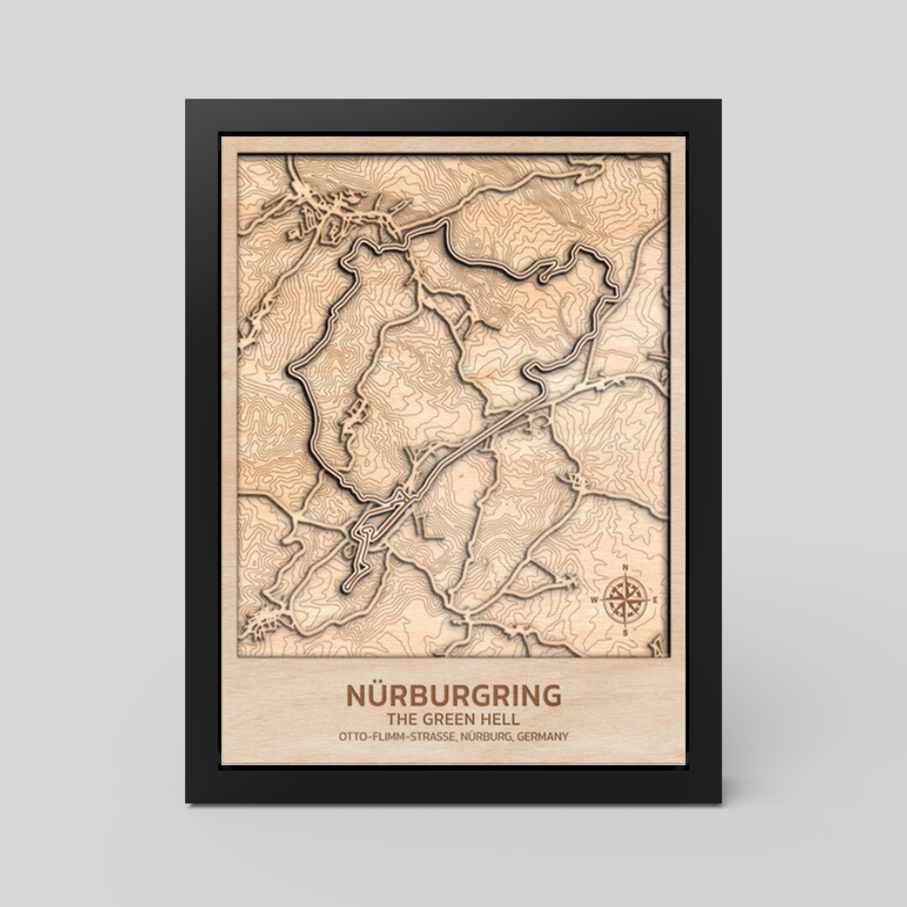 Nürburgring The Green Hell | 3D Wood Racetrack