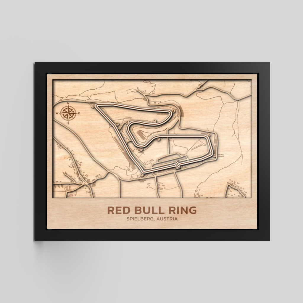 Red Bull Ring | 3D Wood Racetrack